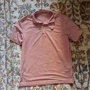 University of Texas - vineyard vines striped performance polo size medium